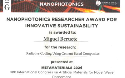 Nanophotonics Researcher Award for Innovative Sustainability